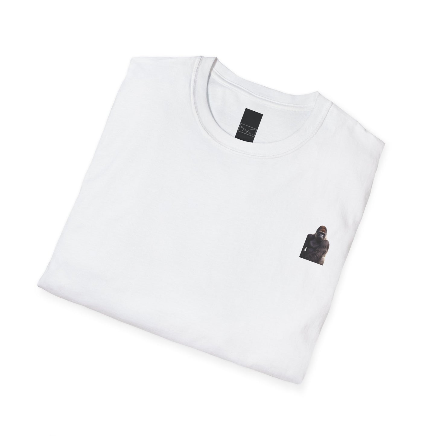 Minimal Buddha Chest Pocket T‑Shirt — Small Meditating Buddha Graphic
